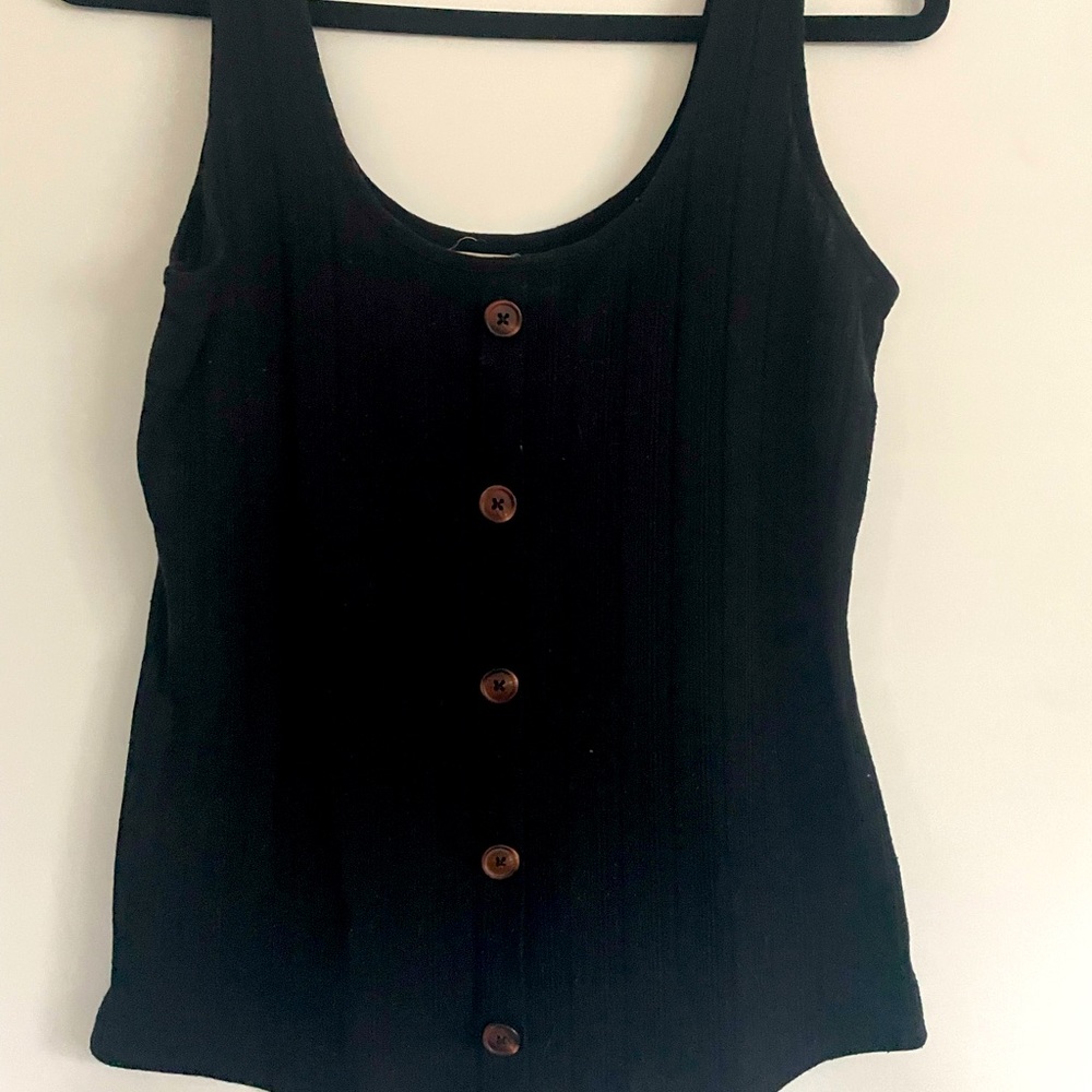 Button Tank Top